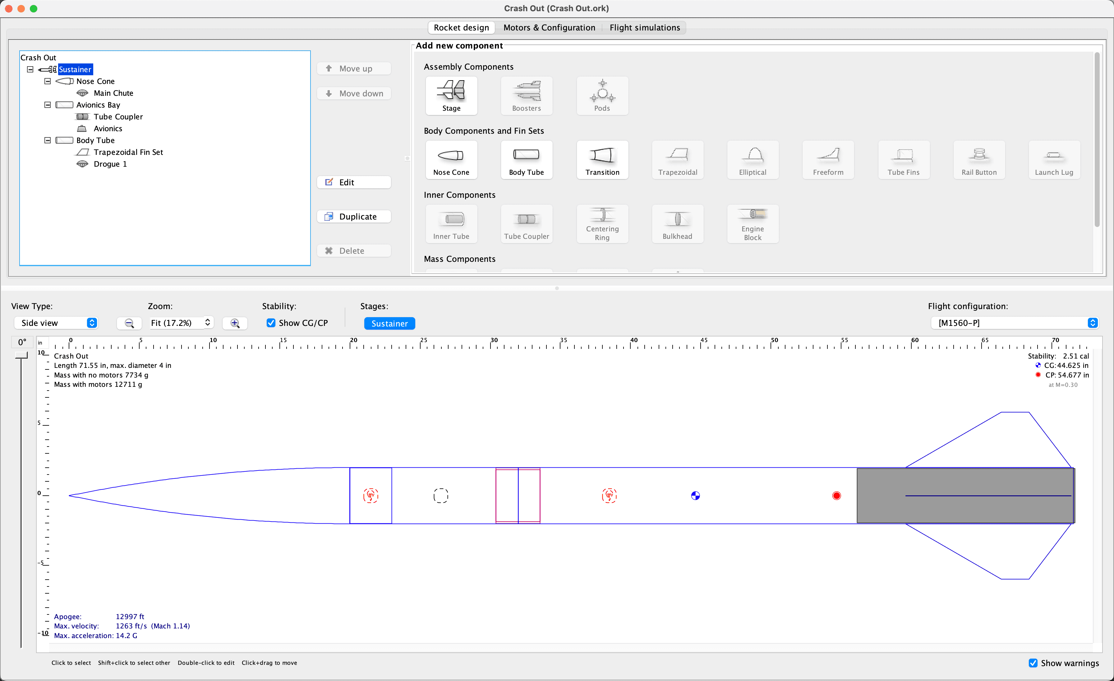 OpenRocket Simulation